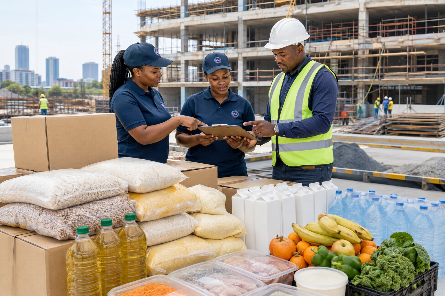 Go Girl FoodServ food supply for construction sites Johannesburg