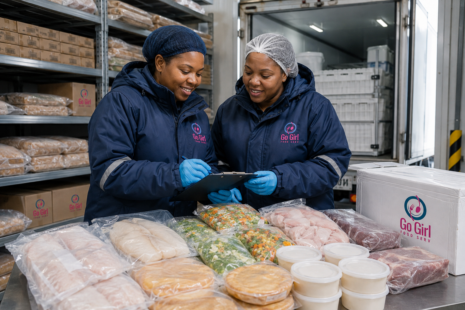Go Girl FoodServ frozen food supply from South Africa to Zimbabwe
